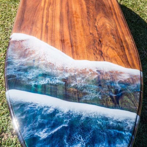 Surfboard Wave Coffee Table