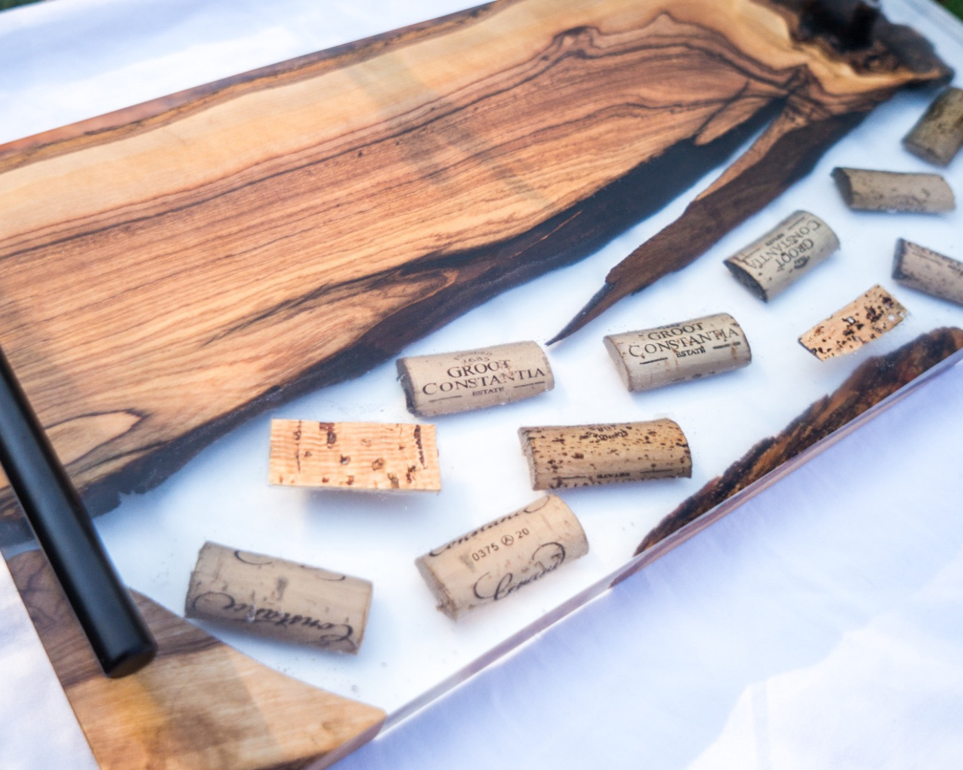 Wild Olive Cork Tray